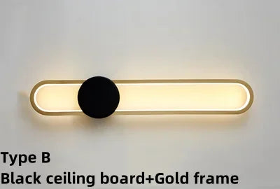 Modern Sconce LED Long Wall Light for Bedroom Living Room Surface Mounted Background Room Decor Wall Lighting Fixture