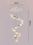 Modern home decoration crystal chandelier, stair Pendant lamp, living room Pendant lights, interior lighting