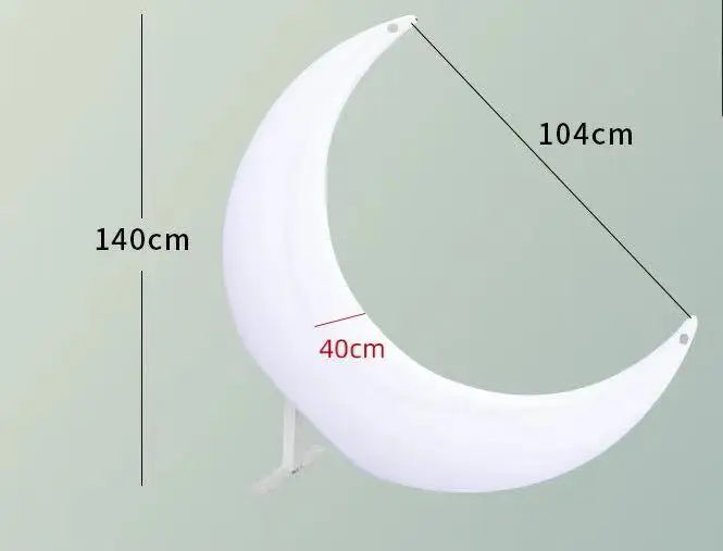 Decorative light Garden courtyard landscape Luminous crescent floor Waterproof solar light