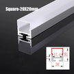 270 Luminescence Circular Led Aluminum Profile 20/30/40Mm Led Channel Diffuser Linear Bar Light Long Strip Pendant Lamp Tubes