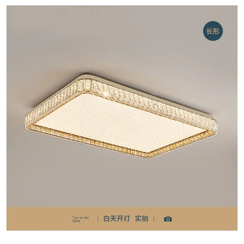 WPD Modern Simple Ceiling Lamps Creative LED Crystal Decorative For Home  Lighting