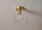 Modern Pendant Ceiling Lamp with Glass Shade for Kitchen Aisle Balcony Bedroom Home Art Deco Led Ceiling Lights Fixtures E27