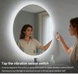 USB Power COB Tape with Tap-twice Vibration Sensor Switch Hight Brightness 320LEDs/M for Dressing Table Makeup Mirror Backlight