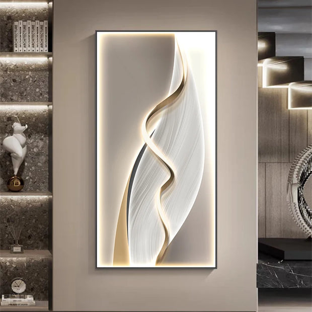 Entrance Foyer Decoration Painting Light High-end Ornament Led Room Light Interior Wall Lamp Home Decoration Item Picture