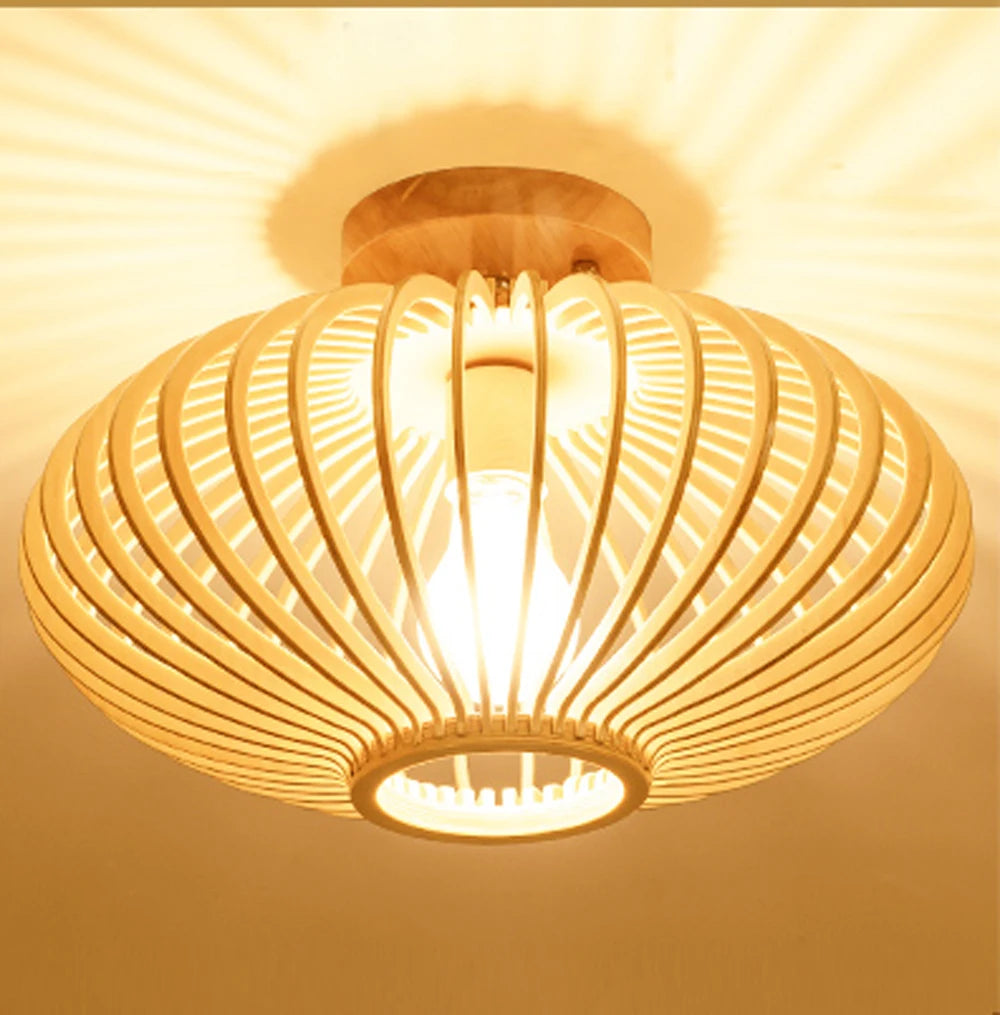 Modern ceiling lighting living room  for the modern ceiling lamp LED indoor  Restaurant Bar Coffee Dining wood  light fixture