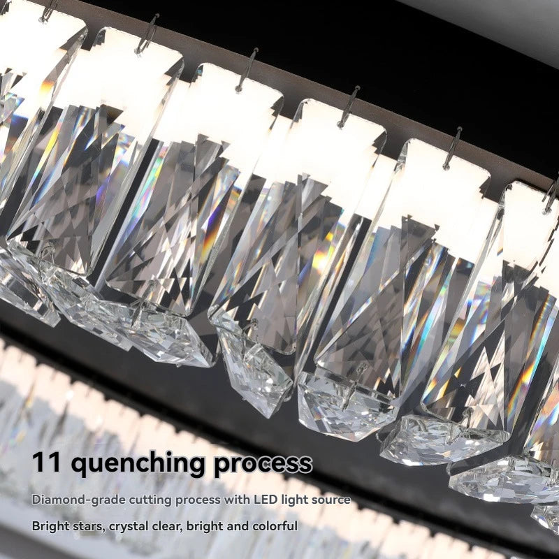Light Luxury Modern Led Crystal Ceiling Ceiling Light Home Decoration Living Room Bedroom Dining Room Hotel Kitchen Lighting