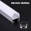 270 Luminescence Circular Led Aluminum Profile 20/30/40Mm Led Channel Diffuser Linear Bar Light Long Strip Pendant Lamp Tubes