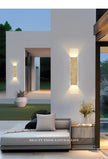 Outdoor Waterproof Wall Lamps Strip Natural stone Wall Lights 18W LED  Porch Wall Sconces  Bedroom Exterior Lighting Fixtures