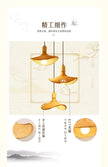 2026 Newest Bamboo Pendant Lamps Ceiling Lights Rattan Wicker Lustre Hand Knit Braiding Suspended Home Dining Braided Decor Hot