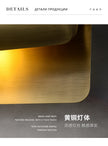 Post-Modern Designer Wall Lamp Minimalist Creative Living Room Hong Kong Style Light Luxury Copper Bedroom Decorative Wall Light