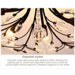 VIOLET Modern Crystal Ceiling Light American Country LED Creativity Living Room Dining Room Bedroom Coffee shop clothing store