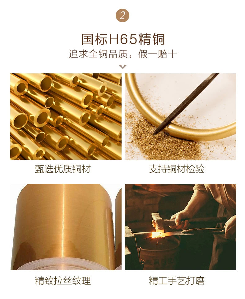 Nordic Modern Copper LED Ceiling Lights Fixtures Kitchen Hallway Balcony Round Ceiling Lamps Minimalist Lampara Gold Lighting