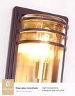 Outdoor Waterproof Wall Lamp - All Aluminum Moisture-Proof Decorative Lighting for Balcony Entrance Door Courtyard Garden