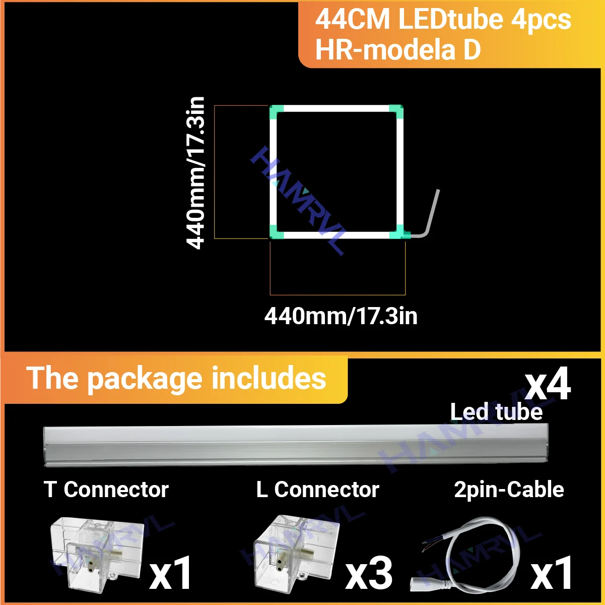 DIY Hair Salon Barbecue Shop Gym Bar Car Showroom 6000-6500k Garage Workshop Ceiling Light Honeycomb Tube Hexagonal LED Lighting