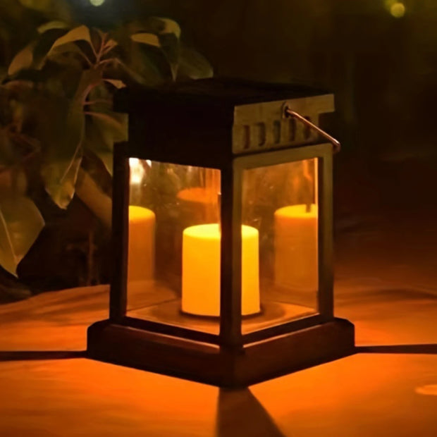 Garden Decor Outdoor Solar Lights Retro Palace Lantern Lights Hanging Candle Lamps Landscape Lighting Floor Lights Solar Light