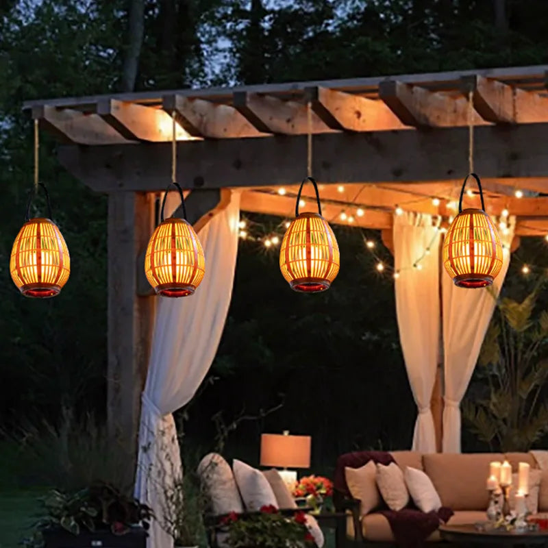 Solar Outdoor Terrace Hanging Light Balcony Decoration Ambient Light Energy Conservation Landscape Lights Decorative Light