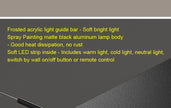 2026 LED Square Pendant Light For Dining Room Bedroom Living Room Home Loft Decor Modern Black Aluminum Hanging Lamp