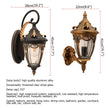 Outdoor Wall Lamp Classical Light Retro LED Sconces Waterproof ideal for  Decoration
