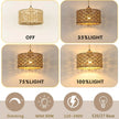 Wicker Rattan Pendant Lamp Teahouse Homestays Decorative Pastoral Retro Pendant Light Kitchen Corridor Bedroom Dining Chandelier