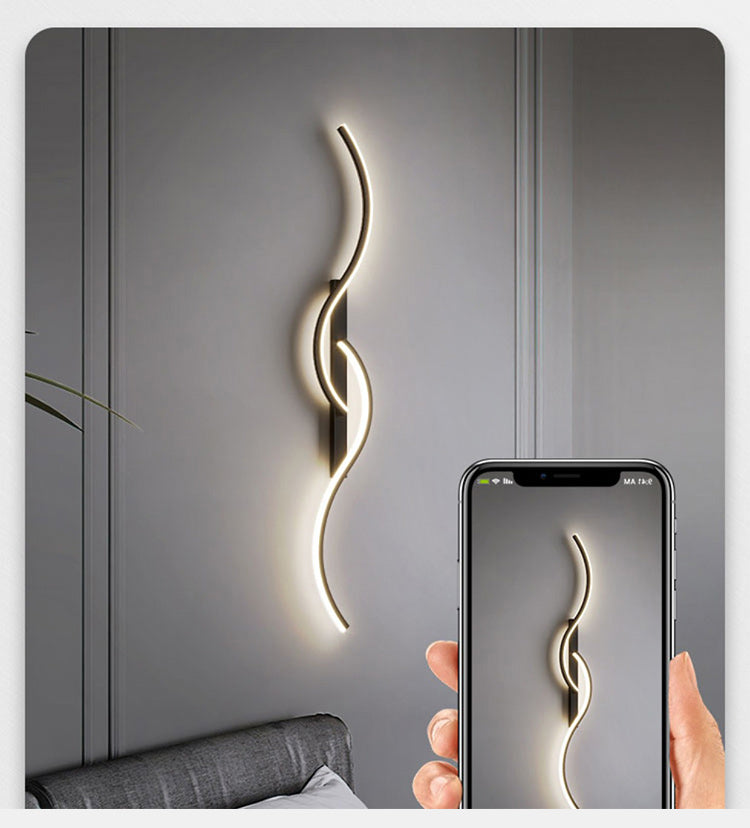 Led Bedside Wall Sconce Lamp For Living Room Bedroom Stair Modern Art Interior Wall Lights Light Fixture Night Lamps Home Decor