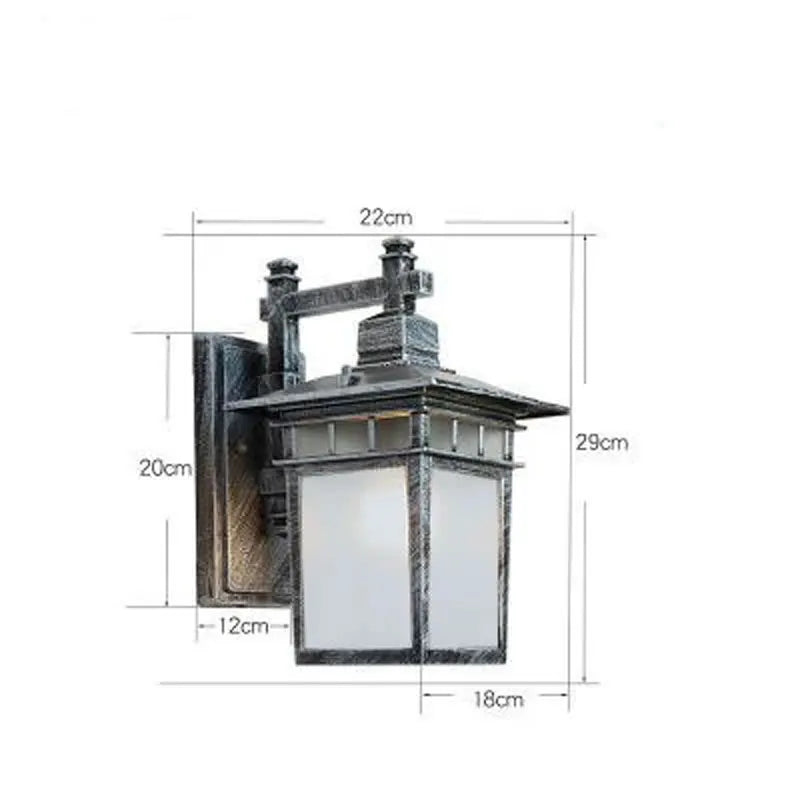 Exterior Wall Lamp Outdoor Lamp Waterproof Garden Lamp Balcony Wall Lamp Stairway Aisle Entrance Door Outdoor Wall Lamp