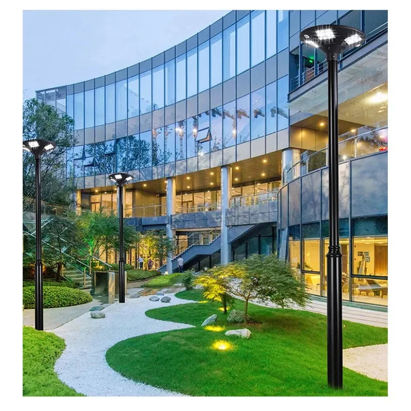 Solar Street Light 300W 400W 500W Waterproof Yard Lamp PIR Motion Sensor Garden Outdoor UFO Lighting with Remote