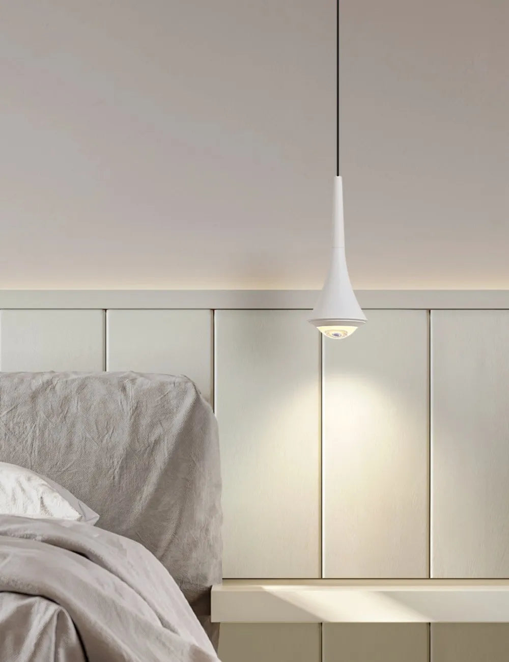 2023 New Modern Aluminum Anti Dazzle LED Pendant Lamp 7W12W Dimmable Table Lamp Bedside Lamp 110V220V Indoor Lighting