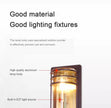 Outdoor Waterproof Wall Lamp - All Aluminum Moisture-Proof Decorative Lighting for Balcony Entrance Door Courtyard Garden