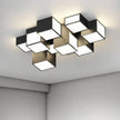 Nordic Designer Combination Honeycomb LED Indoor Ceiling Lamp,Remote Dimming Lustres Living Room Pendant Light Bedroom Decor