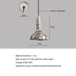 American Chrome restaurant Dining rooom Chandelier light aisle coffee shop cafe bar Club Kitchen table pendant light Bedroom Lam