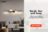 Led Bedside Wall Sconce Lamp For Living Room Bedroom Stair Modern Art Interior Wall Lights Light Fixture Night Lamps Home Decor