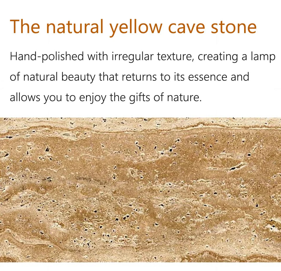 Waterproof Outdoor Wall Light Natural Stone Exterior IP65 Weather-Resistant Lighting for Garden Porch Balcony Villa & Patio Deco