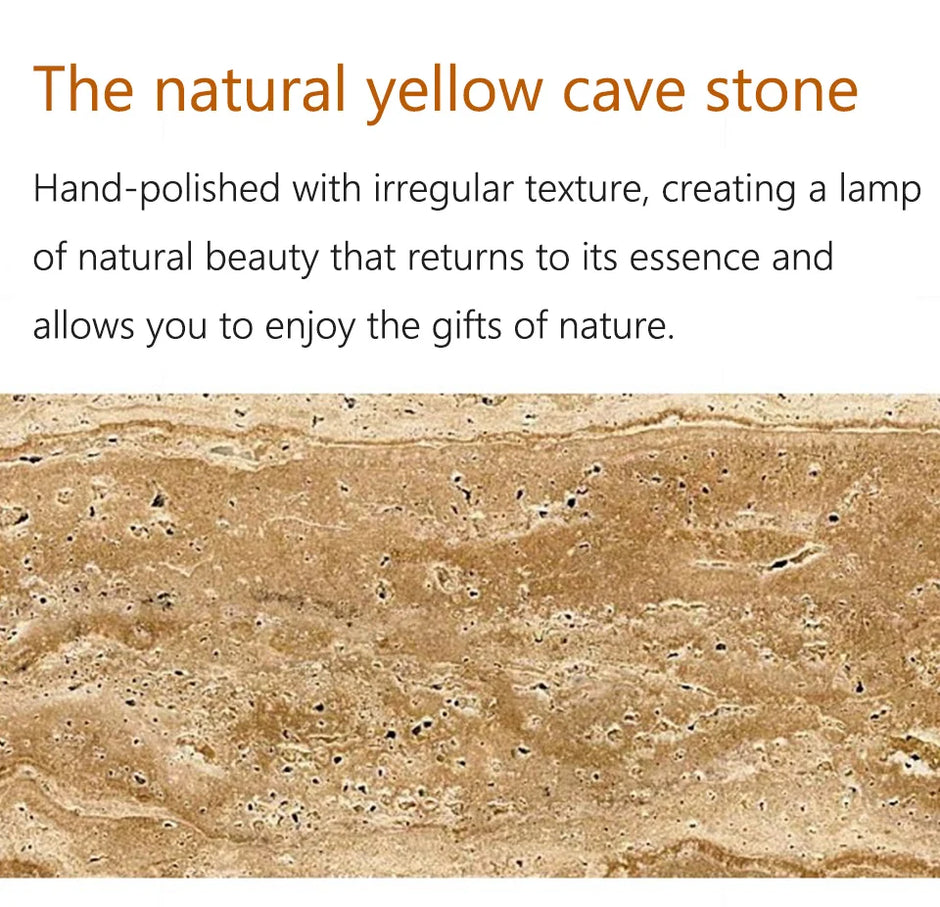 Waterproof Outdoor Wall Light Natural Stone Exterior IP65 Weather-Resistant Lighting for Garden Porch Balcony Villa & Patio Deco