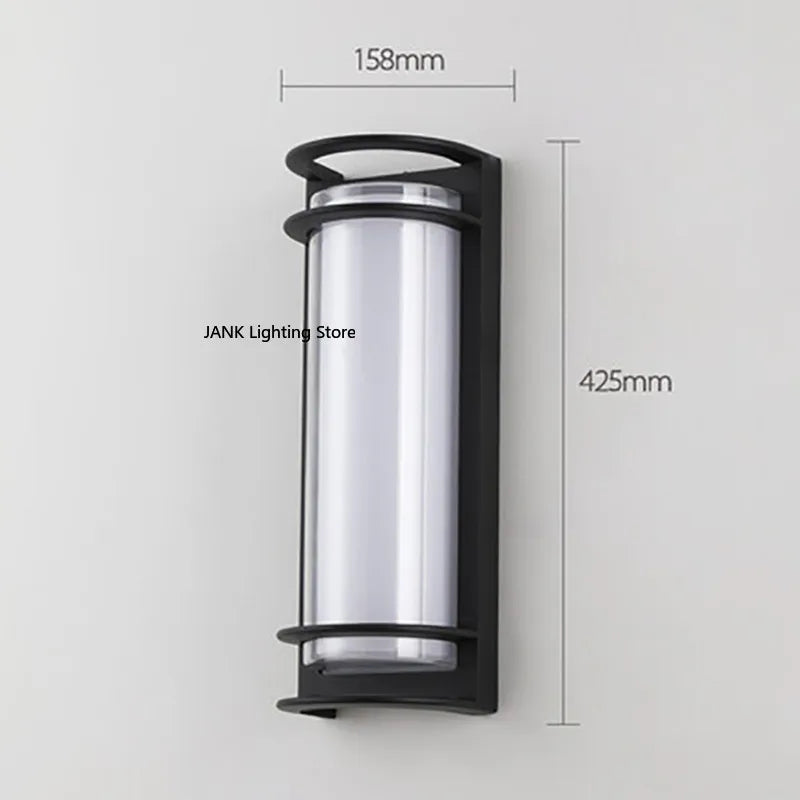 Outdoor LED Wall Lamp Waterproof Villa Lighting Courtyard  Simple Entrance Gate Pillar Outdoor Corridor Terrace Outside