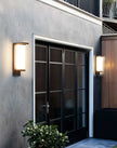 Outdoor Waterproof Wall Lamp for Courtyard Villa Entrance Garden Yard Lighting Modern Simple Style Metal+PC Light Source