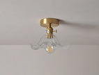 Modern Pendant Ceiling Lamp with Glass Shade for Kitchen Aisle Balcony Bedroom Home Art Deco Led Ceiling Lights Fixtures E27