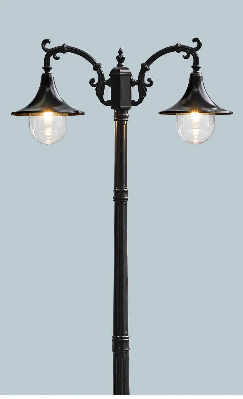 European Outdoor Waterproof Garden Light Villa Courtyard Lawn Lamp Community Park High Pole Street Lamps Landscape Lighting