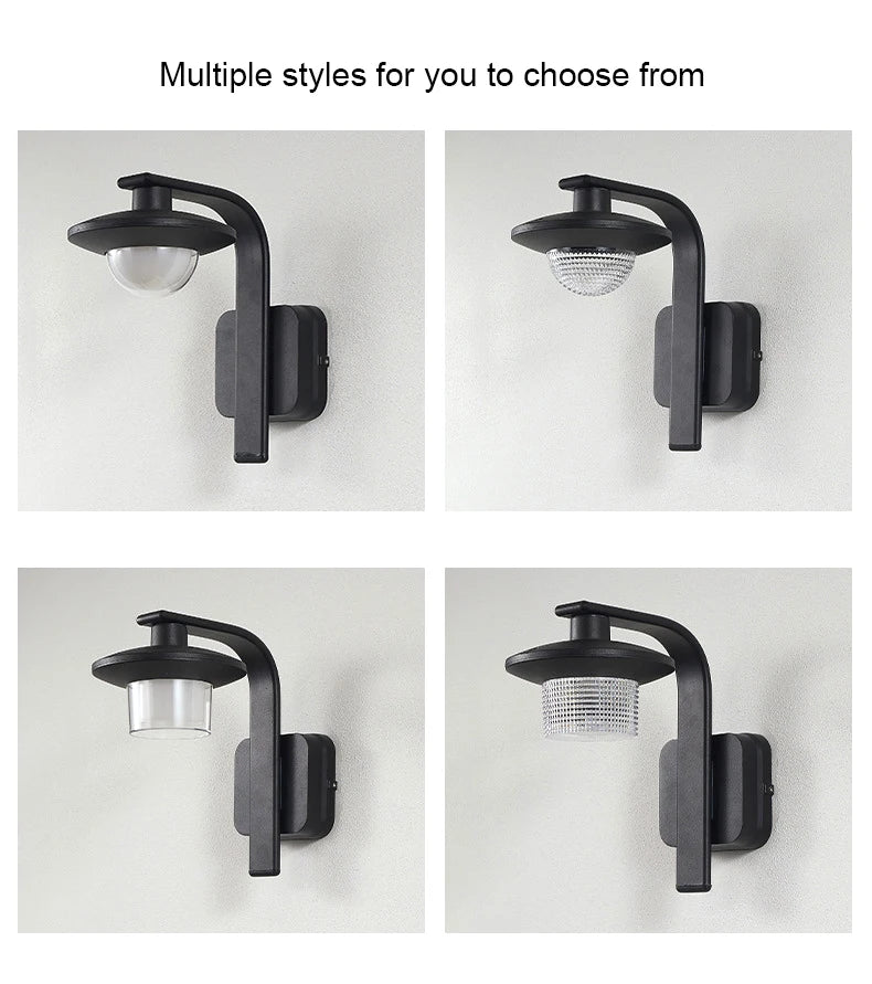 Waterproof LED Wall Light Creative Wall Light IP65 Courtyard Corridor Wall Decoration Modern Garage Balcony Atmosphere Light