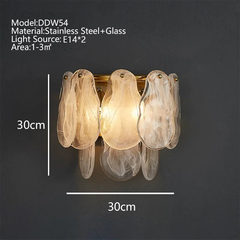 Cream Style Chandelier Lighting Fixtures Furniture Luxurious Living Room Decoration Glass Cloud Chandelier Simple And Modern