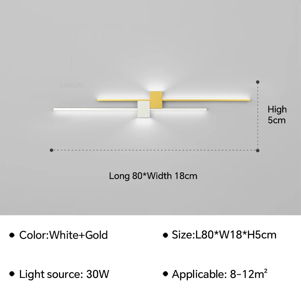 DINDALLED Modern LED Wall Lamp Bedside Sconce for Bedroom Living Room Hallway Home Decor