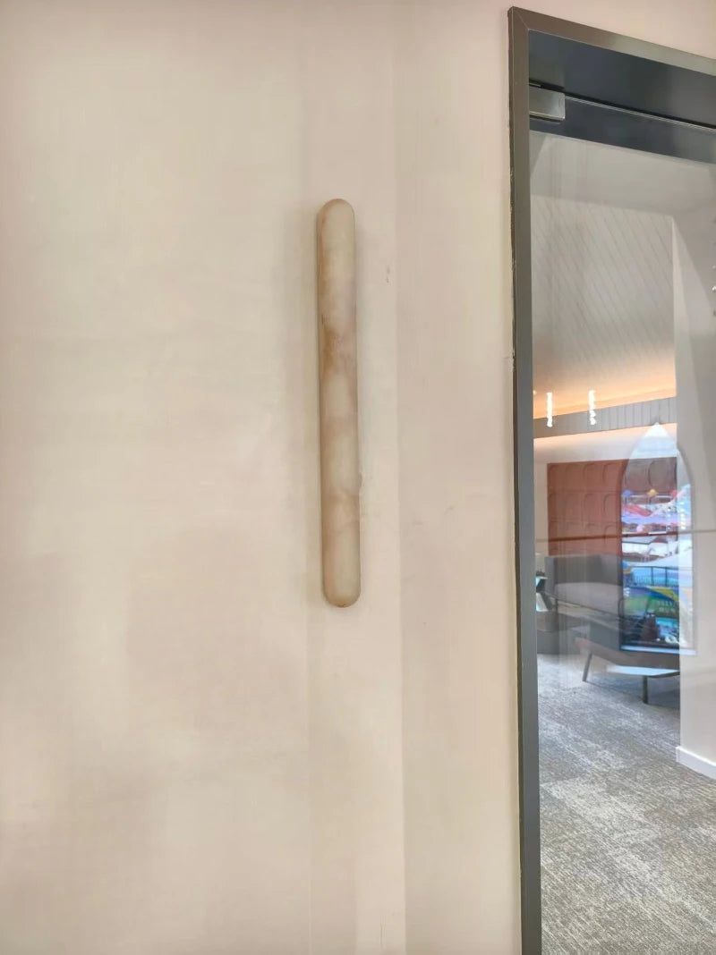 LED Spanish Imported Natural Marble Wall Lamp Designer Style Villa Living Room Hotel Bedroom Bedside Wall Lamp Indoor Home Decor