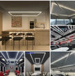 Honeycomb LED Rectangle Lighting Office Gym Desk Barber Workshop Ceiling pendant Light Color change Dimmable Garage Hexagon Lamp