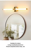 Designed Led Wall Lamp 400 550mm Wall Light Sconces Double Lampshade Up Down Bathroom Wall Lighting Fixture Golden Picture Light