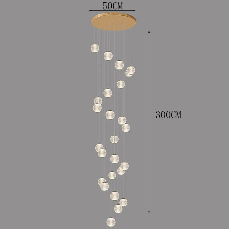 Modern Stair chandelier Pendant lights indoor lighting Ceiling lamp hanging light led Chandeliers for living room indoor lightin