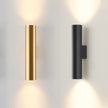 Minimalist Double Headed Cylindrical Wall Lamp Modern Indoor Lamps Background Wall Hallway Bedroom Light Up and Down Luminous