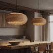 Wabi sabi Rattan Lamp japanese hand-woven bamboo light Living room Restaurant kitchen hanging lamp dining table lantern lamp