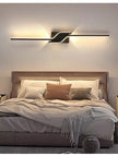 Modern LED Wall Light Minimalist Vertical Light Fixture Sleek Black Sconce For Living Room Bedroom Hallway Indoor Lighting Decor