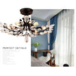 VIOLET Modern Crystal Ceiling Light American Country LED Creativity Living Room Dining Room Bedroom Coffee shop clothing store