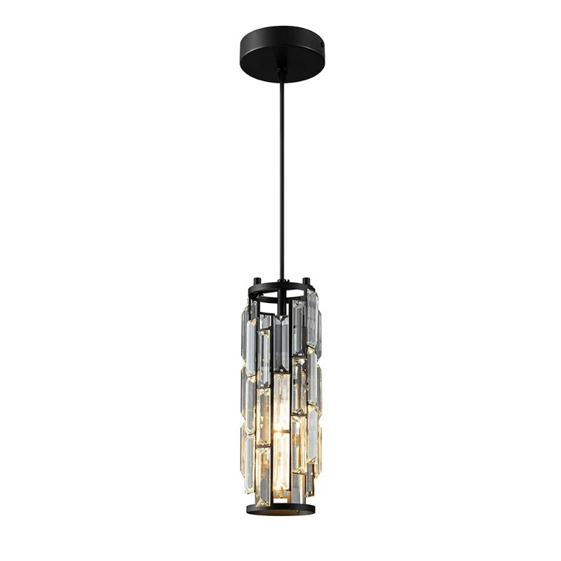 Crystal Pendant Lamp American Industrial-style Home Décor Lighting Fixtures for Kitchens, Dining Rooms, Parlor and Bedrooms