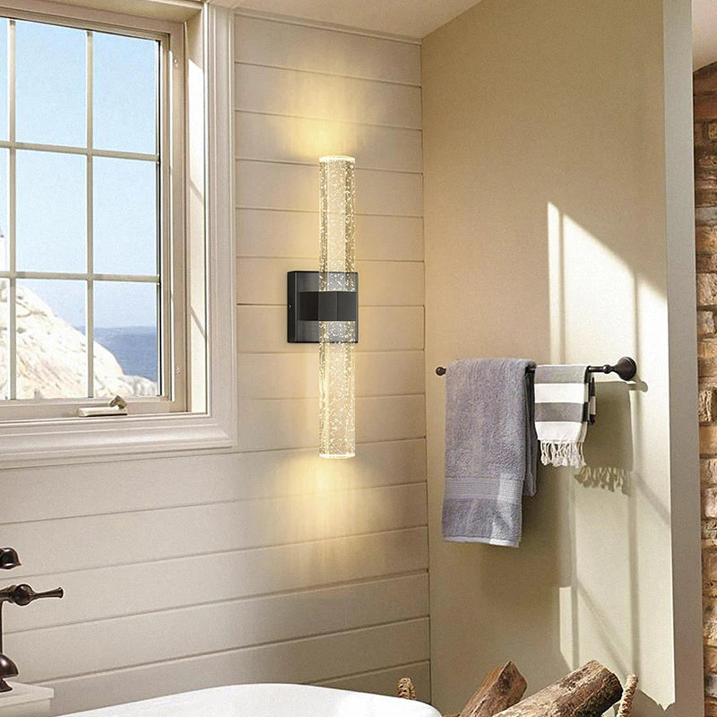 Modern Bubble Crystal LED Wall Lamps Bathroom Dresser Living Room Bedroom Mirror Wall Sconces Indoor Decoration Lighting Lustres
